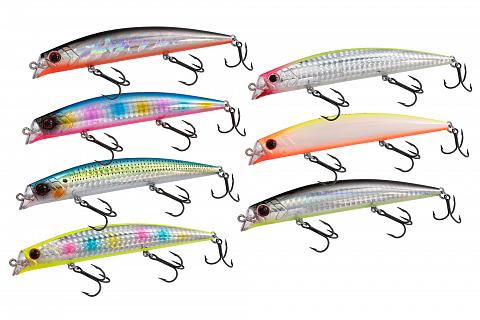 Фото воблер kyoda veron minnow-120f, длина 120 мм, вес 17  гр, цвет p1647, заглубление 0,1-0,6 м