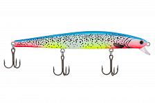 Фото воблер kyoda blazer minnow-123f, длина 12,3 см, вес 15,0 гр, цвет p2240, заглубление 0,3-0,5 м