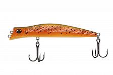 Фото воблер kyoda pocky minnow-100f, длина 100 мм, вес 10,5  гр, цвет p2279 заглубление 0 - 0,2 м.