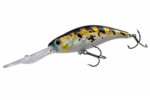 Фото воблер kyoda sharp minnow-75f, длина 7.5 см, вес 12.0 гр, цвет p808, заглубление 1.5-4 м.