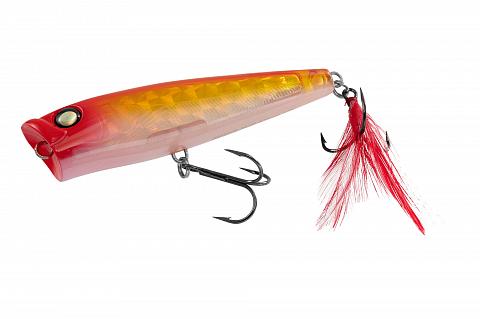 Фото воблер kyoda shine pop-65f, длина 6,5 см, вес 7,5 гр, цвет p51, заглубление поверхностное