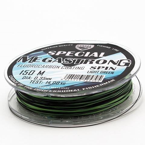 Фото megastrong special fluocarbon d-0,35 мм, l-150 м,  разрывная нагрузка 14,0 кг (10 шт)