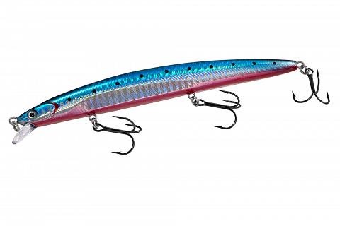 Фото воблер kyoda blade minnow-144f, длина 144 мм, вес 19 гр, цвет p695 заглубление 0.4 - 0.8 м.