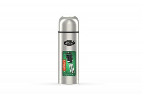 Фото термос "biostal-охота" у/г, с ручкой, nbp-1000z, пробка с ситечком, емкость 1 л