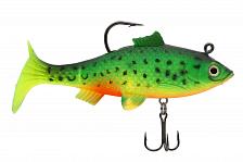 Фото виброхвост оснащённый condor crazy bait nwro04 размер 100 мм, вес 23 гр, цвет 418 (2 шт)