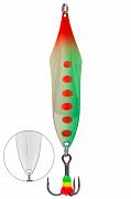 Фото блесна зимняя flat squid, вес 11,0 гр. длина 65 мм,  цвет 166