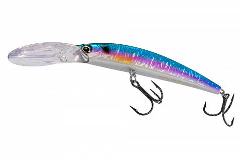 Фото воблер kyoda pelipper minnow-110f, длина 110 мм, вес 16,5  гр, цвет p1038 заглубление 0- 3 м.