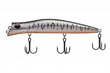 Фото воблер kyoda pocky minnow-130f, длина 130 мм, вес 17,5  гр, цвет p1039 заглубление 0,1 - 0,2 м.