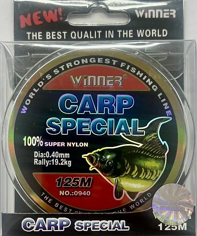 Фото carp special  winner d-0,50 мм, l-125 м, цвет прозрачный (10 шт)
