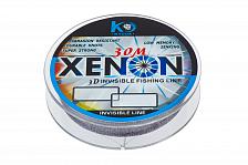 Фото леска kyoda xenon 3d, d - 0,165 мм, длина 30 м, разрывная нагрузка 2,85 кг (10 шт/упак)