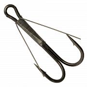 Фото крючок-двойник незацепляйка condor weedless double hook №2 bn (50 шт./упак)