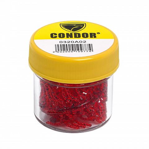 Фото насадка мотыль condor crazy bait  размер 12/15  мм, цвет а02 ( 30/30 шт)