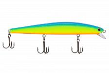 Фото воблер kyoda blazer minnow-123f, длина 12,3 см, вес 15,0 гр, цвет p1708, заглубление 0,3-0,5 м