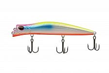 Фото воблер kyoda pocky minnow-130f, длина 130 мм, вес 17,5  гр, цвет p1050 заглубление 0,1 - 0,2 м.