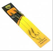 Фото поводок карповый оснащенный с вертлюгом, крючок №6, 2 шт/уп (10 уп)