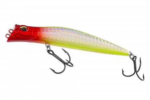 Фото воблер kyoda pocky minnow-100f, длина 100 мм, вес 10,5  гр, цвет p19 заглубление 0 - 0,2 м.