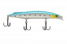 Фото воблер kyoda sibas minnow-125f, длина 12,5 см, вес 22 гр, цвет p329, заглубление 0,6-0,8 м.