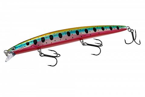 Фото воблер kyoda blade minnow-144f, длина 144 мм, вес 19 гр, цвет p1048 заглубление 0.4 - 0.8 м.